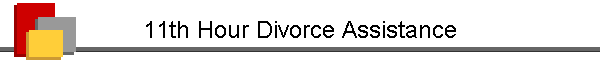 11th Hour Divorce Assistance